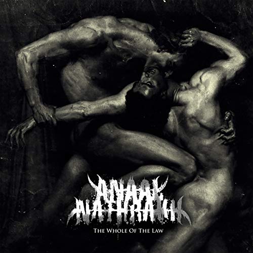 Black and white album cover with two wrestling figures and stylized text.
