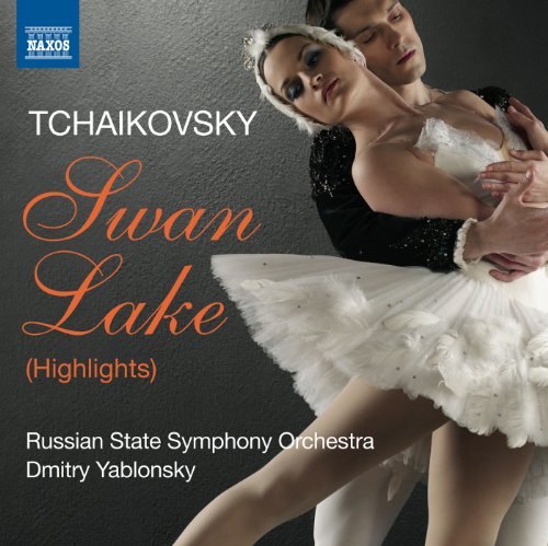 Ballet dancers in white and black costumes on a CD cover.