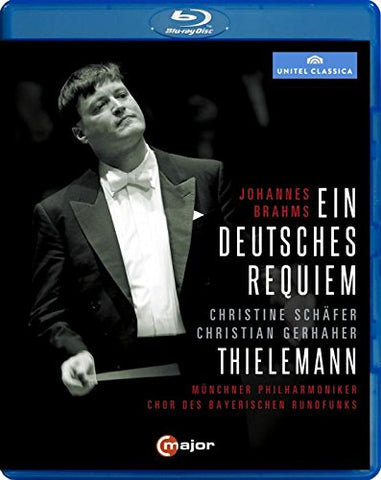 Brahms:Ein Deutsches Requiem [Christian Thielemann, Christine Schäfer; Munich Philharmonia Orchestra] [C MAJOR: BLU RAY] [Blu-ray] [2015] Blu-ray