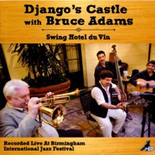 "CD cover with four musicians playing instruments, with title and recording details."