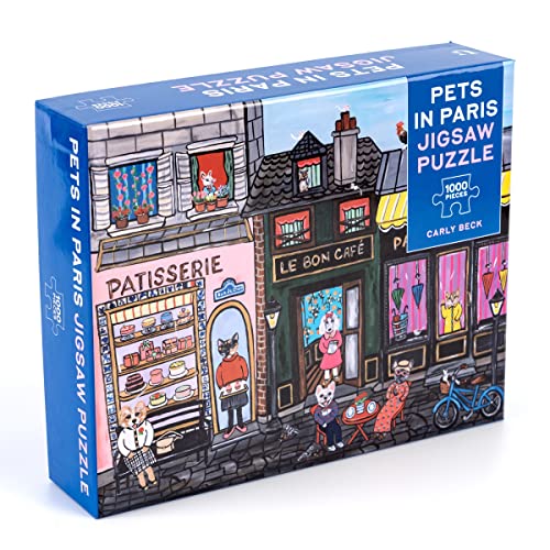 Pets in Paris 1,000-piece Jigsaw Puzzle