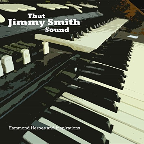 "CD cover featuring a close-up of a Hammond organ keyboard."