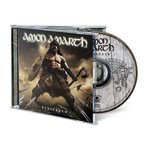 "A CD case with a Viking warrior cover art and a silver disc."