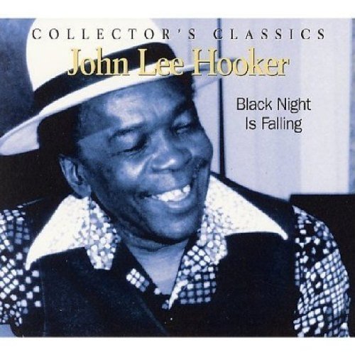 "CD cover with John Lee Hooker smiling, wearing a white hat and patterned shirt."
