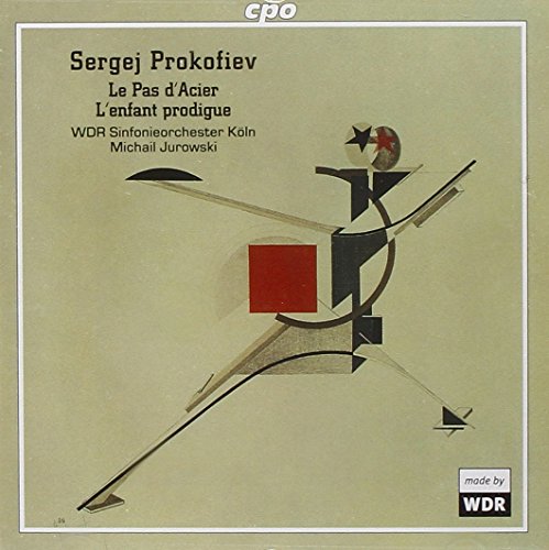 CD cover with abstract geometric art and text on beige background.
