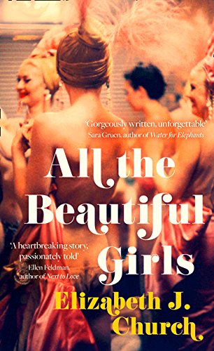 "Book cover of 'All the Beautiful Girls' with multiple women in 1940s attire."