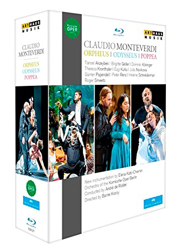 DVD cover with three opera scenes and main artists' names listed on a white background.