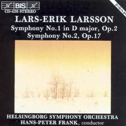 Black CD cover featuring a snowy landscape with trees and white text.