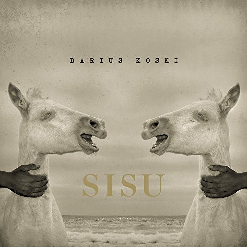 CD cover: two horse heads facing each other over a seascape.