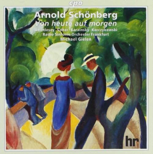CD cover featuring a man and woman in a forest, expressionist art style.