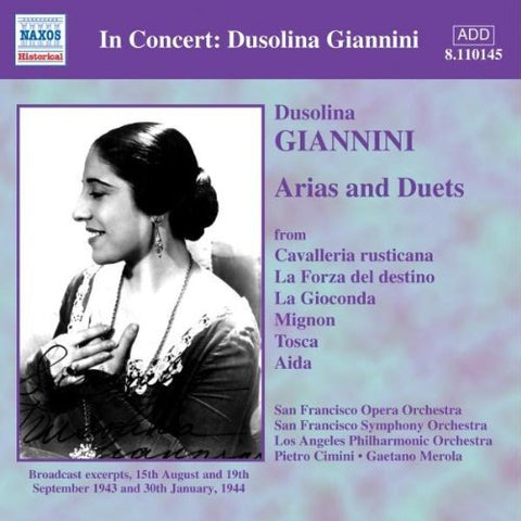 Giannini - Dussolina Giannini sings Arias and Duets [CD]