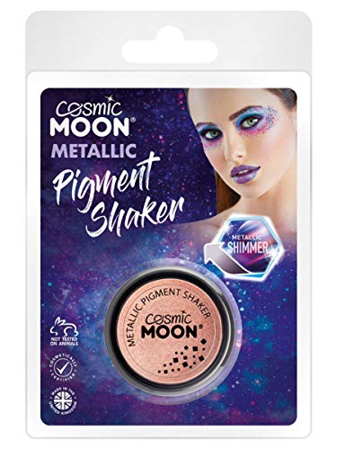 Smiffys Cosmic Moon Metallic Pigment Shaker, Rose Gold