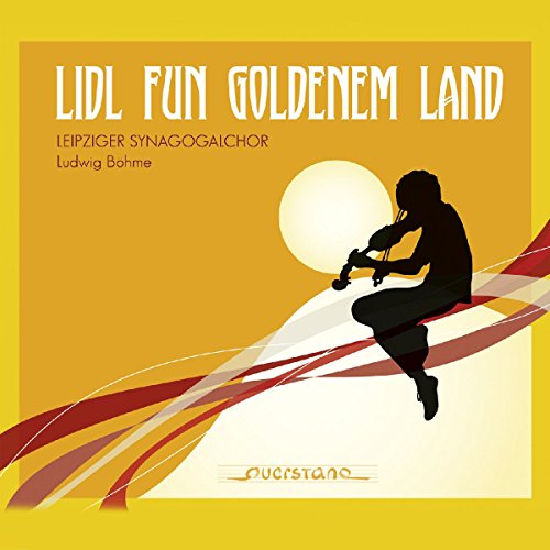 "CD cover with a silhouette of a man playing violin on a yellow background."