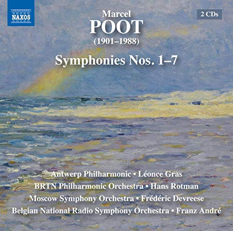 Antwerp Phil/gras - Marcel Poot: Symphonies Nos. 1-7 [CD]