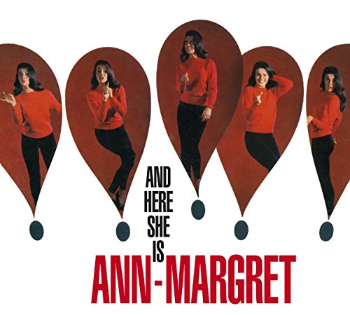 Album cover with five images of Ann-Margret in red and black.