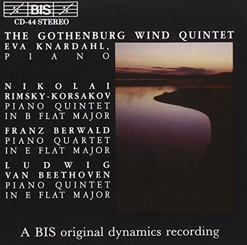 Black CD cover with white text and a serene lake landscape image.