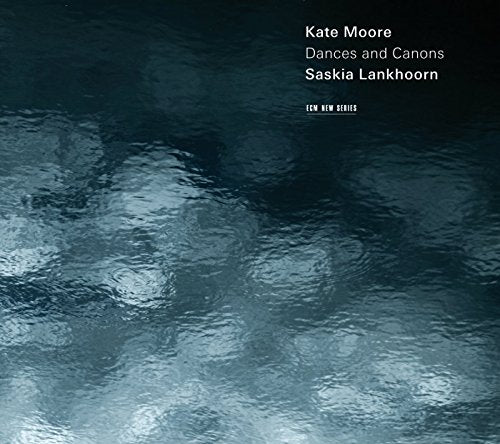 Dark blue rippled water with white text listing the artists and album title.