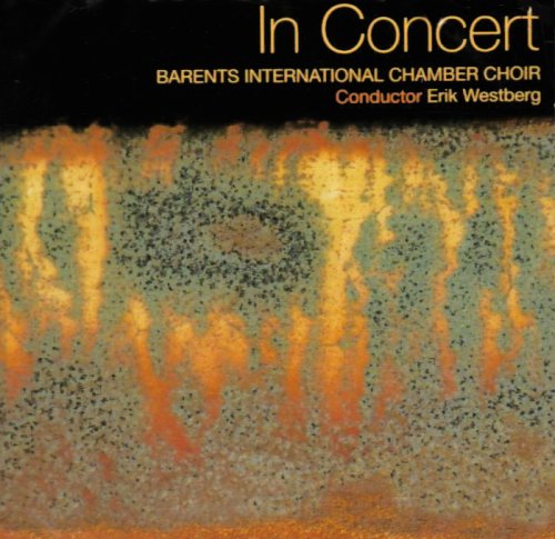 "CD cover with abstract blue, orange, and yellow textured design and yellow text on black background."
