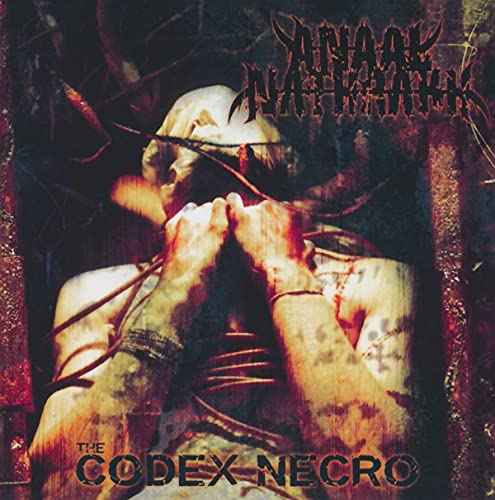 "Album cover featuring a man bound and gagged, with dark, grungy background and text overlays."