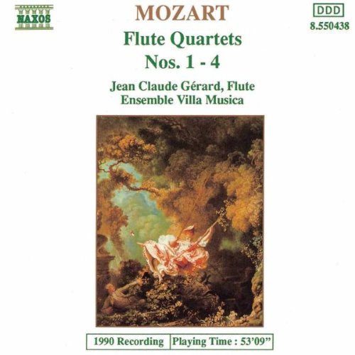 Gerarde - MOZART: Flute Quartets Nos. 1- 4 [CD]
