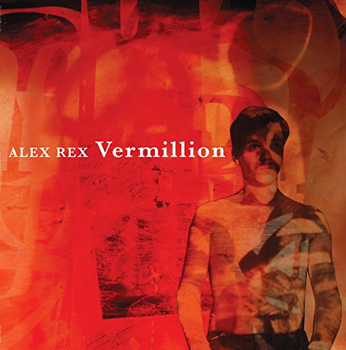 Album cover with a man in a white shirt against a red background.