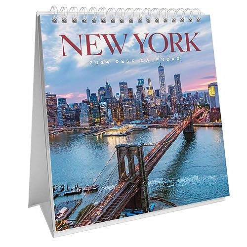 New York Easel Calendar 2024