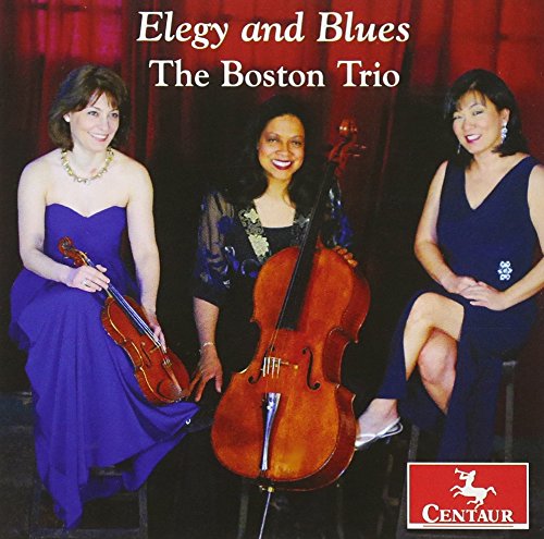 "CD cover featuring three women in formal dresses holding string instruments."