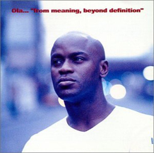 A man in a white shirt on a music CD cover with red text.