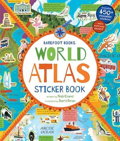 World Atlas Sticker Book (Barefoot Books)