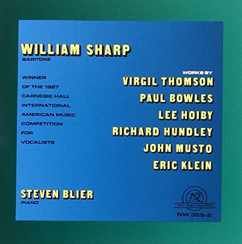 Blue and green album cover with yellow and black text, featuring artist and composer names.