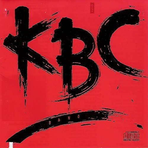 "KBC Band album cover with red background and black 'KBC' text."