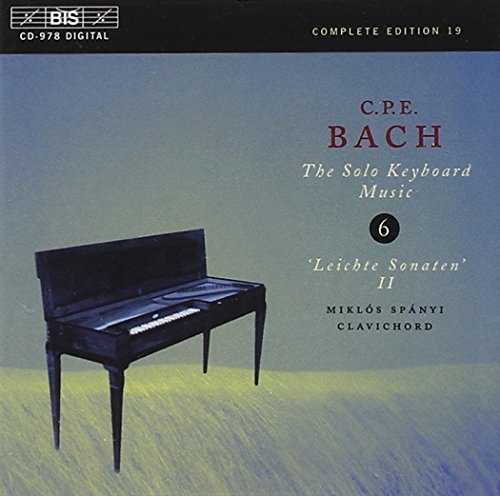 Spanyi Miklos - C P E Bachsolo Keyboard Music Vol 6 [CD]