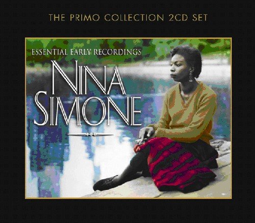 Nina Simone album cover with a woman sitting by a body of water.