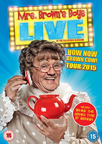 DVD cover featuring a man holding a red teapot, wearing a white polka-dot dress.