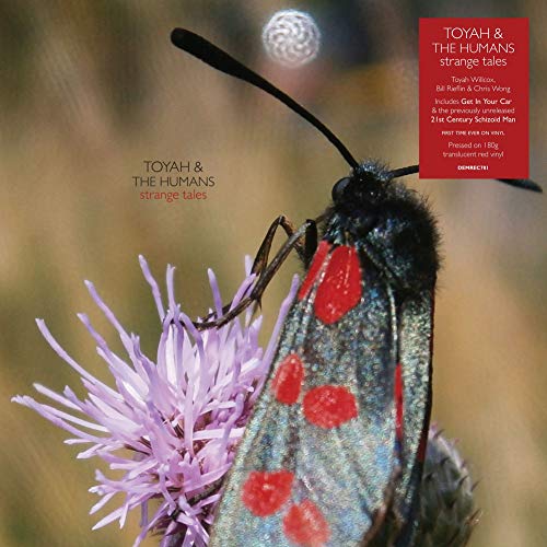 A vinyl record album cover featuring a moth on a purple flower.