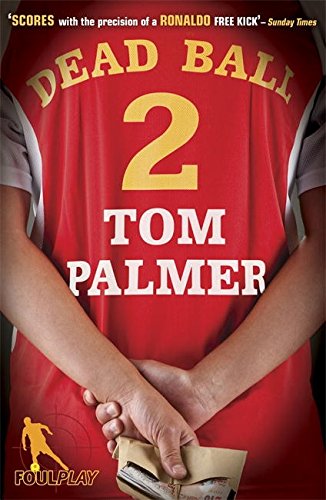 "Book cover with a person in a red soccer jersey holding money."