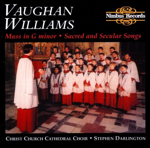 Cccc/darlington - Ralph Vaughan Williams: Mass In G Minor, Three Shakespeare Songs, Sacred & Secular Songs [CD]