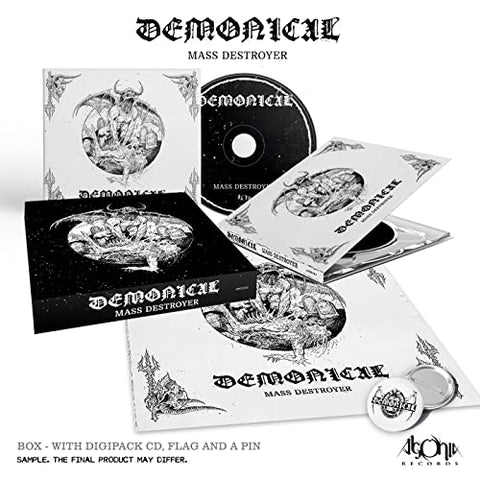 Demonical - Mass Destroyer (Limited Box Set + Flag + Logo Pin) [CD]