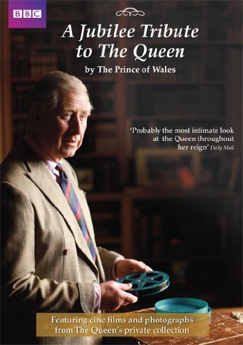 DVD cover featuring Prince Charles holding film reels, with BBC logo and descriptive text.
