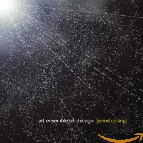 "Album cover with black background, white speckles, and 'Art Ensemble of Chicago' text."