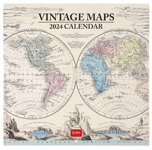Legami - Wall Calendar 2024, 12 Months and Annual Planner, Space for Notes and Notes, Number of the Week, 6 Languages, Zodiac Signs and International Holidays, Single Cellophaning, 30x29 cm