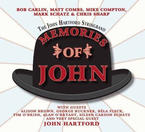 "Album cover featuring a black hat with 'Memories of John' written on it."