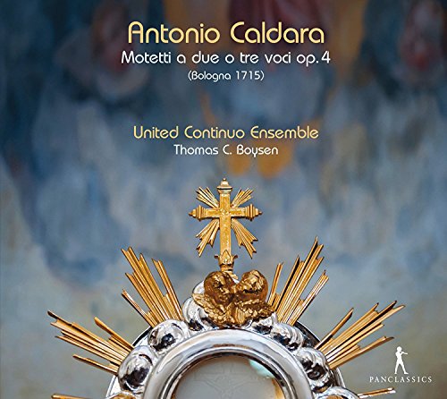 A CD cover featuring a silver and gold religious artifact against a blurred background.