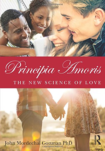 "Book cover with title 'Principia Amoris' and images of couples and young adults."