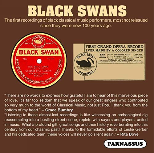 Various - Black Swans - The Earliest African-American Classical Stars 1917-22 [CD]