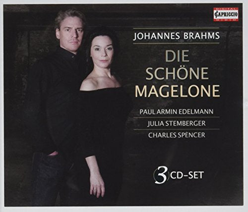 CD cover with man and woman in dark clothing, title "Die Schöne Magelone" displayed.