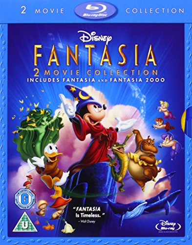 "Blu-ray cover featuring Mickey Mouse and Disney characters on a blue background."