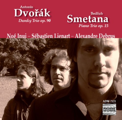 CD cover with three men's faces and red background, featuring white text.
