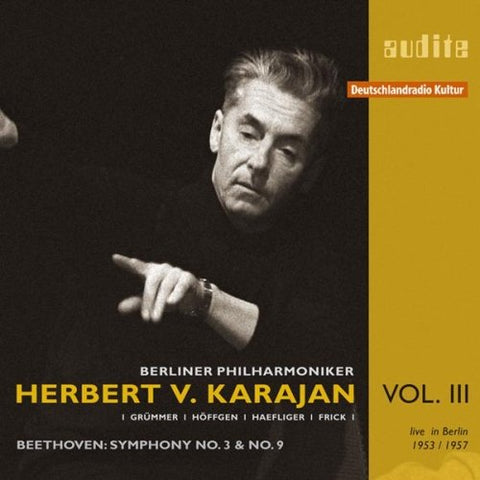 Berliner Po / Herbert Von Kar - Beethoven Symphonies No.3 & 9 [CD]