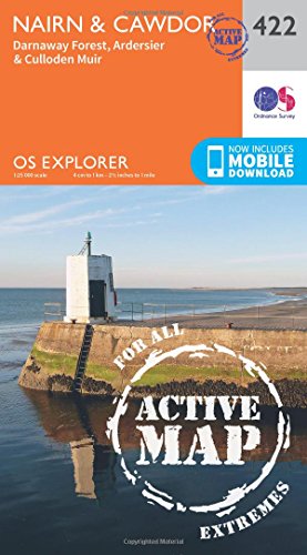 OS Explorer Map Active (422) Nairn and Cawdor (OS Explorer Active Map)